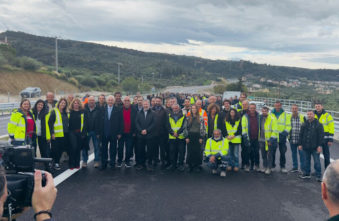 Παραδόθηκε ολοκληρωμένος ο άξονας «Πάτρα – Πύργος»